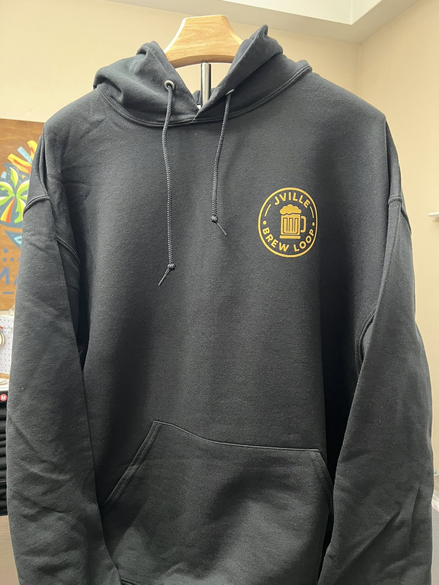 Jville Brew Loop official hoodie back design - Jacksonville FL brewery tour